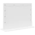 Miroir de vanité avec lumières LED blanc 60x45x18 cm