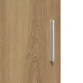 Buffet haut en chêne artisanal 40x42,5x185 cm en bois d'ingénierie