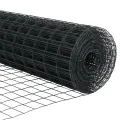 Clôture Euro avec 13 poteaux flasqués 1,2x25 m en acier galvanisé