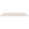 Structure de lit au sol  Blanche 200x220 cm en bois massif de pin