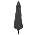 Parasol de jardin  ø395x245 cm Anthracite