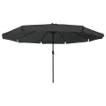 Parasol de jardin  ø395x245 cm Anthracite