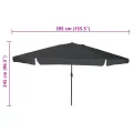 Parasol de jardin  ø395x245 cm Anthracite