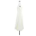 Parasol de jardin  avec des lumières LED Ø395x245 cm Blanc sable