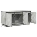 Meuble TV béton gris 100x38x49 cm Bois d'ingénierie
