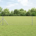 Clôture Euro avec 7 poteaux 0.8x10 m en acier galvanisé