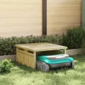 Garage de Tondeuse Robotique 70x80x38 cm Bois de Pin Imprégné