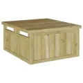 Garage de Tondeuse Robotique 70x80x38 cm Bois de Pin Imprégné