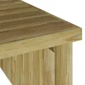 Garage de Tondeuse Robotique 70x80x38 cm Bois de Pin Imprégné
