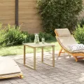 Table de bain de soleil 50,5x50,5x46 cm en bois de pin imprégné