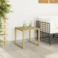 Table de bain de soleil 50,5x50,5x46 cm en bois de pin imprégné