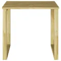 Table de bain de soleil 50,5x50,5x46 cm en bois de pin imprégné