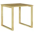 Table de bain de soleil 50,5x50,5x46 cm en bois de pin imprégné