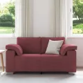 Canapé loveseat  Rouge vin 120 cm Tissu