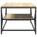 Table Basse avec Étagère Chêne Sonoma 90x50x40 cm Bois d'ingénierie
