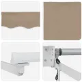 Store Rétractable Automatique  Beige 350x250 cm