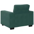 Ensemble de canapés 3 pcs avec coussins Vert foncé Velours