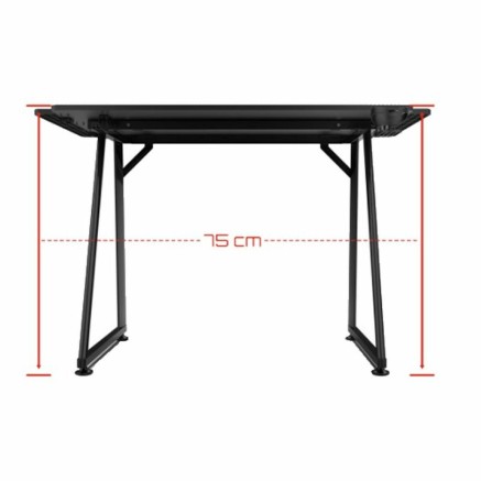 Desk GAMING DRIFT DRDZ75 Black Black/Red 100 x 60 cm 2
