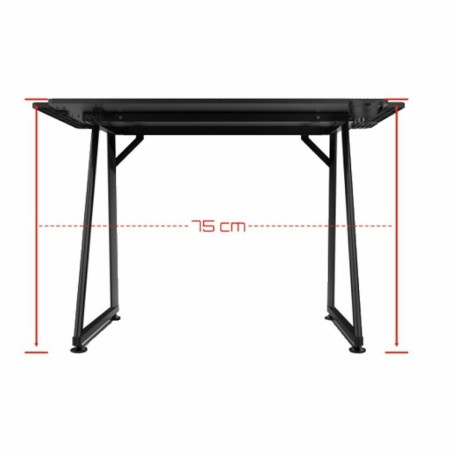 Bureau GAMING DRIFT DRDZ75 Zwart Zwart/Rood 100 x 60 cm Bureau GAMING DRIFT DRDZ75 Zwart Zwart/Rood 100 x 60 cm