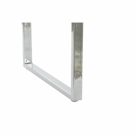 Scrivania DKD Home Decor Bianco Argentato Metallo Legno MDF 120 x 55 x