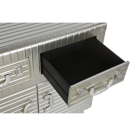 Credenza Home ESPRIT Argentato Metallo Legno MDF 80 x 39 x 82 cm