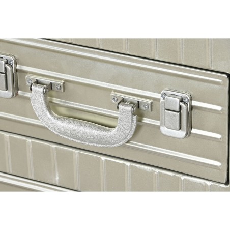 Anrichte Home ESPRIT Silberfarben Metall Holz MDF 80 x 39 x 82 cm