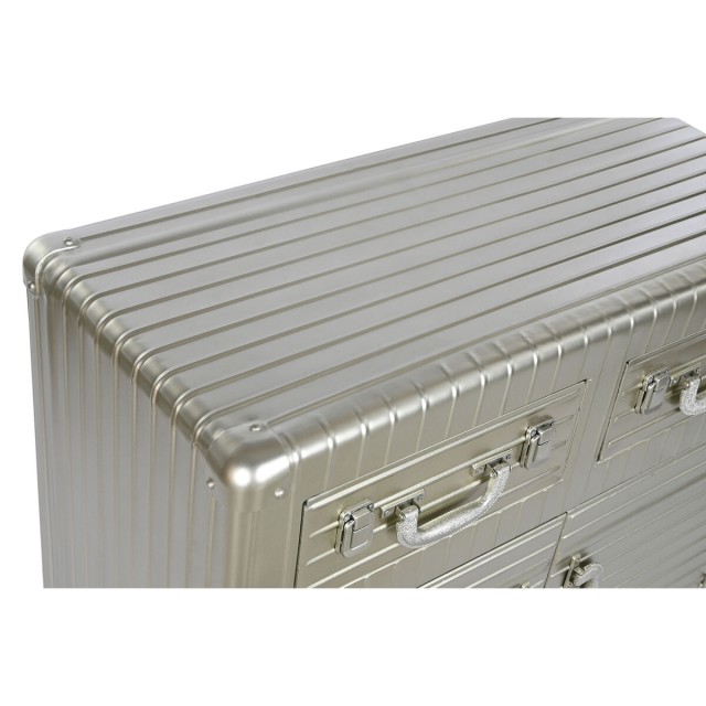 Aparador Home ESPRIT Plateado Metal Madera MDF 80 x 39 x 82 cm