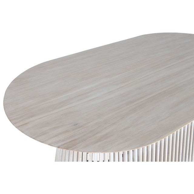 Table de Salle à Manger Home ESPRIT Blanc bois mindi 180 x 100 x 75 c