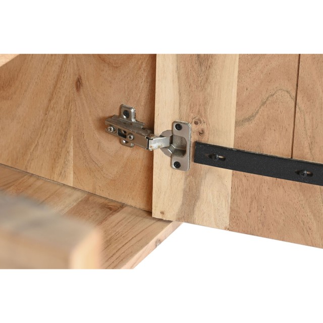 Dressoir Home ESPRIT Bruin Zwart Metaal Acacia 145 x 40 x 80 cm