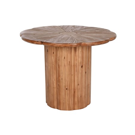 Table de Salle à Manger Home ESPRIT Naturel Bois 100 x 100 x 77 cm Table de Salle à Manger Home ESPRIT Naturel Bois 100 x 100 x 77 cm