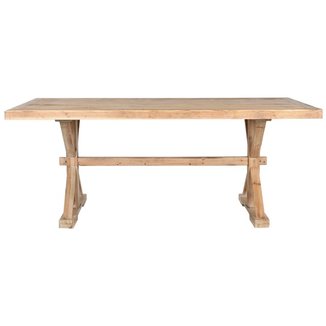 Eettafel Home ESPRIT Natuurlijk Hout 200 x 100 x 80 cm