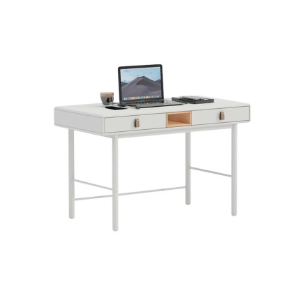Bureau Home ESPRIT Wit Natuurlijk Polyurethaan Hout MDF 120 x 60 x 75