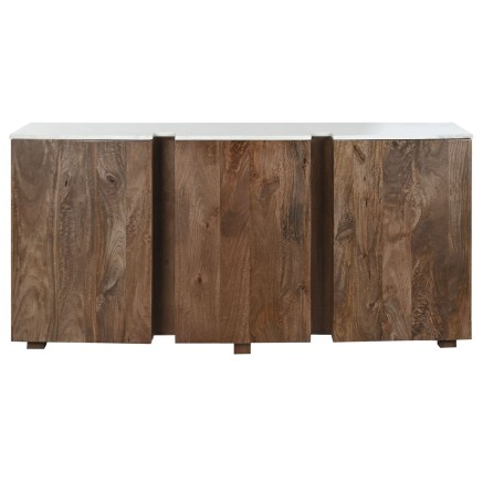 Sideboard Home ESPRIT White Brown Marble Mango wood 162,5 x 47 x 76 cm 2