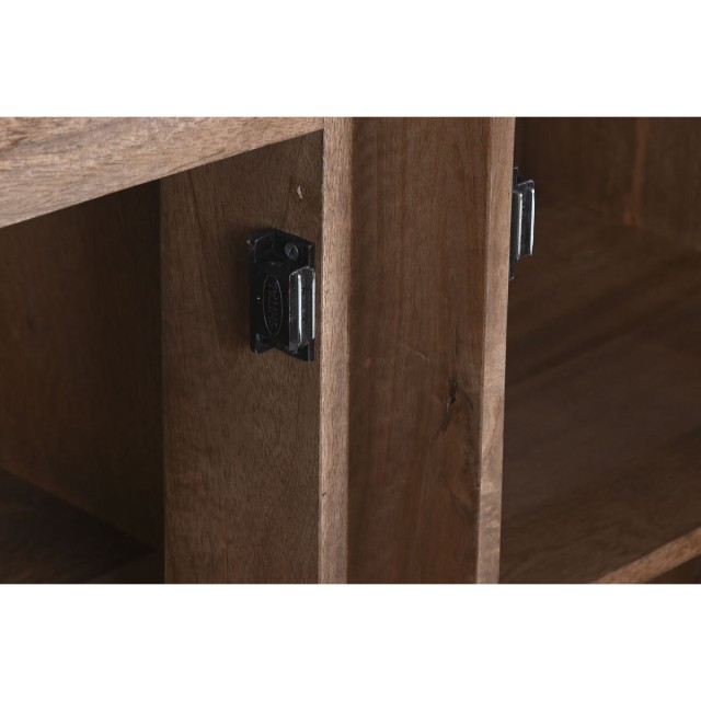 Aparador Home ESPRIT Blanco Marrón Mármol Madera de mango 162,5 x 47