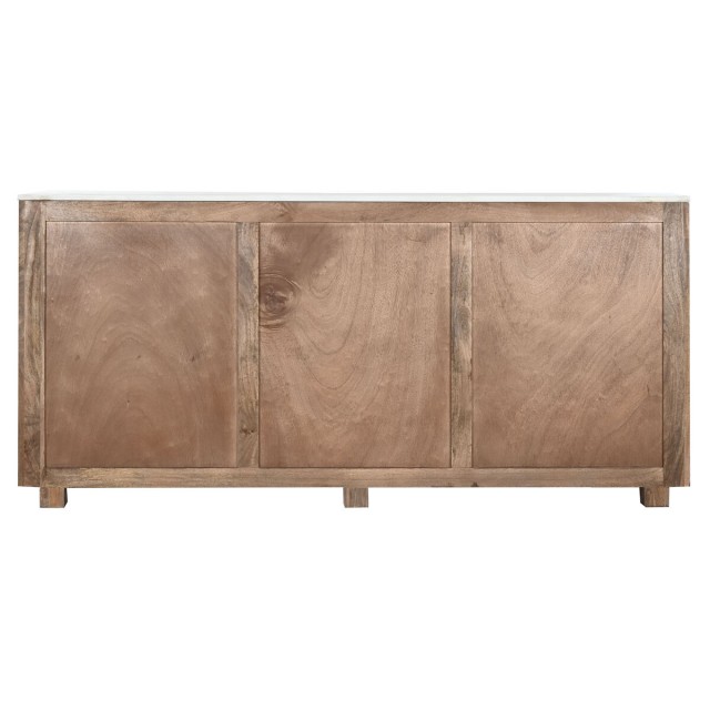 Anrichte Home ESPRIT Weiß Braun Marmor Mango-Holz 162,5 x 47 x 76 cm