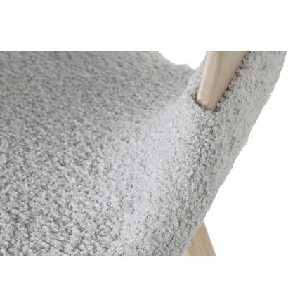 Esszimmerstuhl Home ESPRIT Grau Polyester Holz 55,5 x 67,5 x 80,5 cm 2