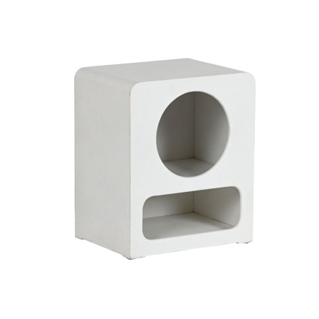 Nachtkastje Home ESPRIT Wit Hout MDF 40 x 30 x 48 cm