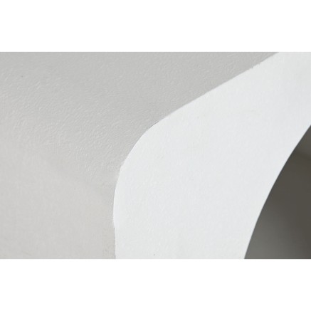 Mesita de Noche Home ESPRIT Blanco Madera MDF 40 x 30 x 48 cm 2