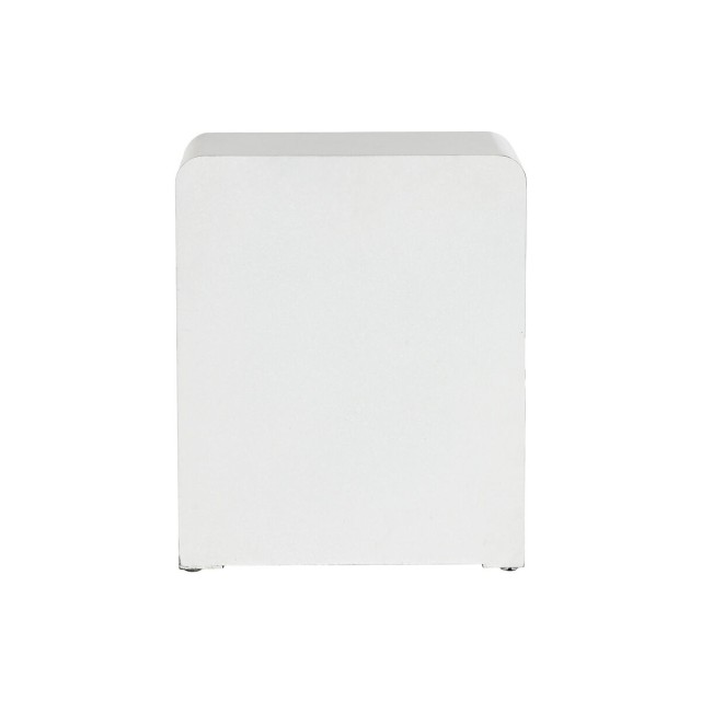 Mesita de Noche Home ESPRIT Blanco Madera MDF 40 x 30 x 48 cm