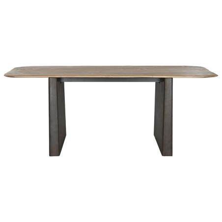 Dining Table Home ESPRIT Natural Dark brown Fir 200 x 90 x 75 cm