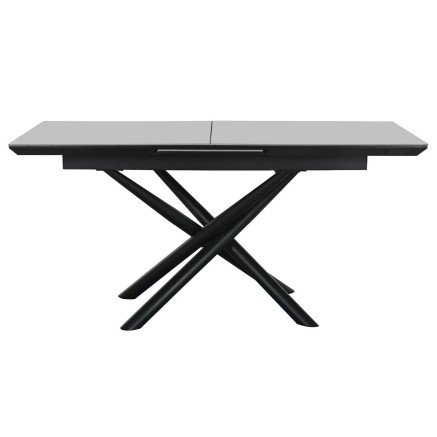 Mesa de Comedor Home ESPRIT Negro Gris Metal Cerámica 160 x 90 x 76 c 2