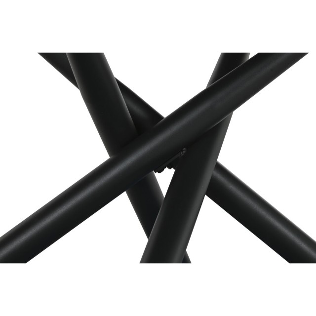 Mesa de Comedor Home ESPRIT Negro Gris Metal Cerámica 160 x 90 x 76 c