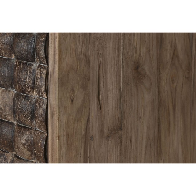 Kast Home ESPRIT Teakhout Kokosvezel 85 X 40 X 185 cm