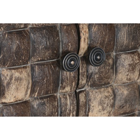 Kast Home ESPRIT Teakhout Kokosvezel 85 X 40 X 185 cm