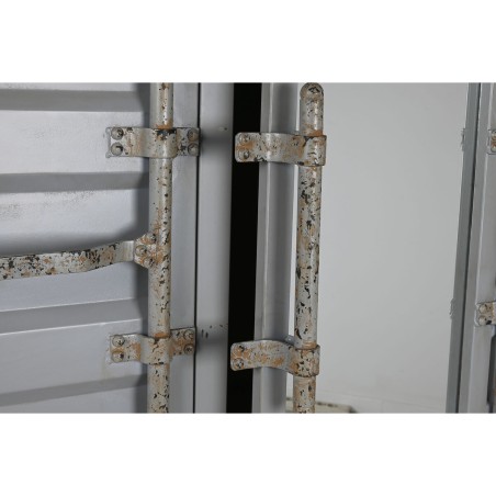 Armadio Home ESPRIT Container Blu cielo Metallo 112 x 46 x 174 cm