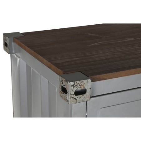 Armario Home ESPRIT Container Azul cielo Metal 112 x 46 x 174 cm