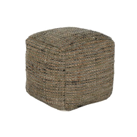 Poggiapiedi Home ESPRIT Turchese 45 x 45 x 45 cm