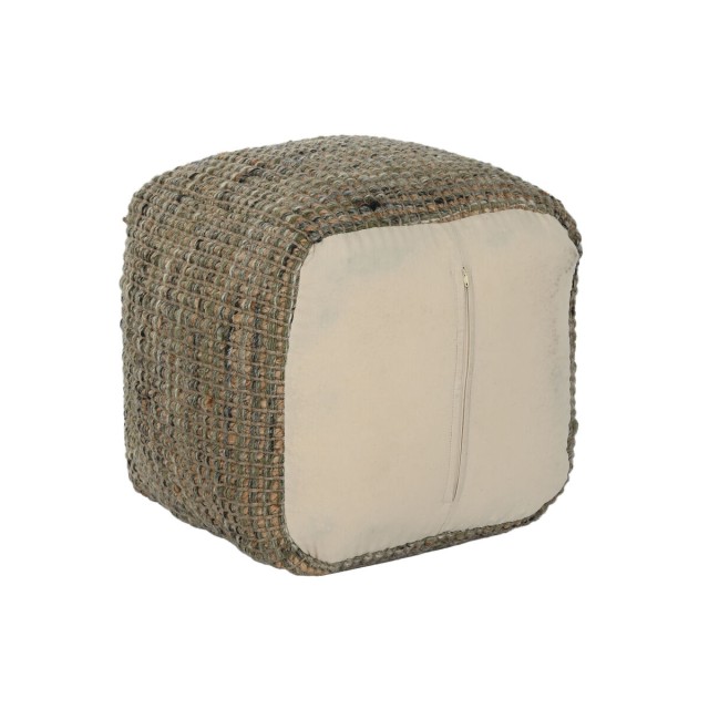Poggiapiedi Home ESPRIT Turchese 45 x 45 x 45 cm