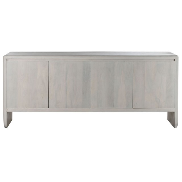 Buffet Home ESPRIT Blanc Bois de manguier 182 x 45 x 76 cm