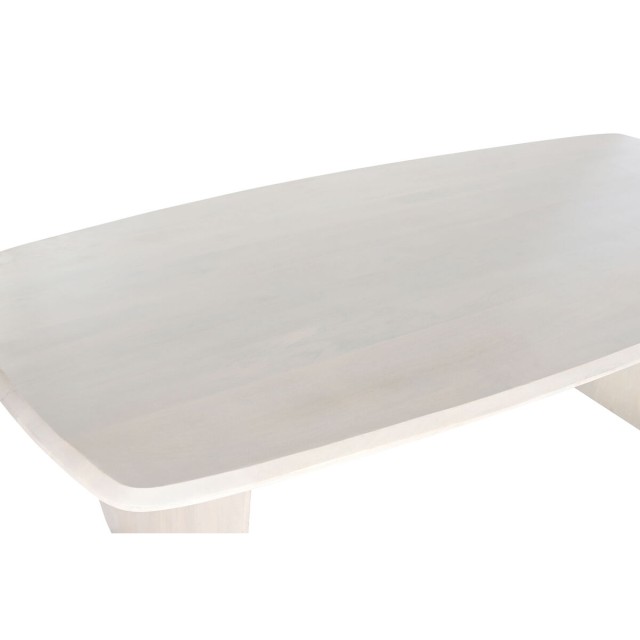 Tavolo da Pranzo Home ESPRIT Bianco Legno di mango 218 x 100 x 76 cm